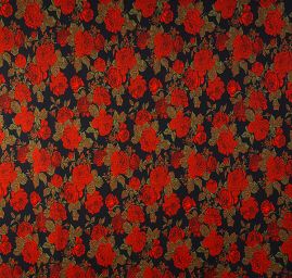 Pletenina plastický vzor piké květinový vzor