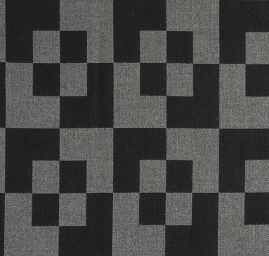 Kostýmová viskozová látka čtverce černá/antracit