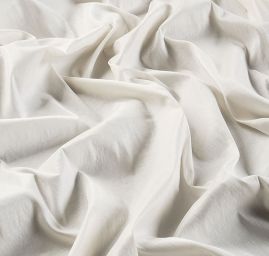 Taft pružný smetanový