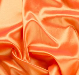 Taft hladký šanžán oranžový