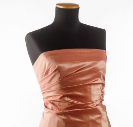 Taft pastel meruňková