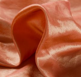 Taft pastel meruňková