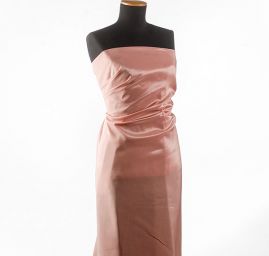 Taft pastel broskvová