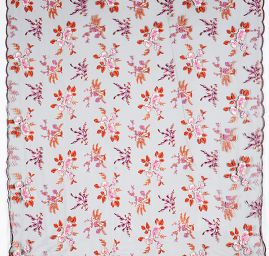 Krajka výšivka na tylu černá