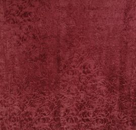 Imitace kožešiny květinový vzor starorůžová