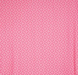 Žakárová látka ornament sytě růžová
