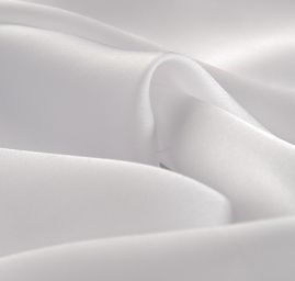 Pružný satén šedý