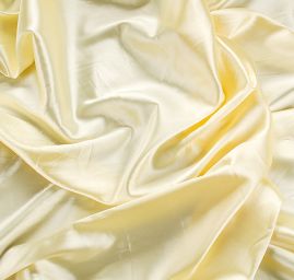 Pružný satén banánově žlutá