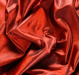 Podšívka žakárová kostky temně červenočerná