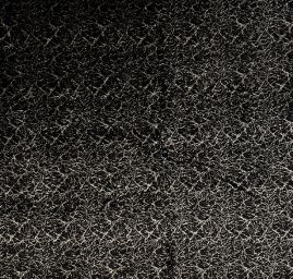 Imitace kožešiny nízký vlas černá/slonová kost kresba