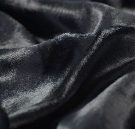 Metráž - imitace zvířecí srsti, panter černá