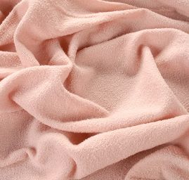Úplet buklé vlna směs starorůžová
