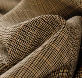 Vlněná látka na kostým vzor pepito/kostka
