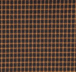 Látka na kostým vzor kostky světle/tmavě hnědá