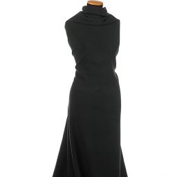 Vlněná látka na kabát tmavě zelená 