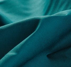 Bavlněná keprová látka petrolej