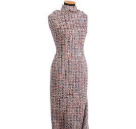 Exkluzivní kostýmová látka starorůžová