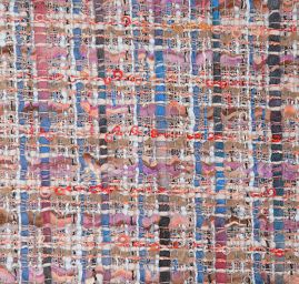 Exkluzivní kostýmová látka starorůžová