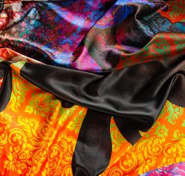 Atlas motiv květu podklad ornament