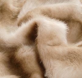 Imitace kožešiny norek plastická struktura