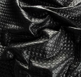 Podšívka prošev imitace kůže černý