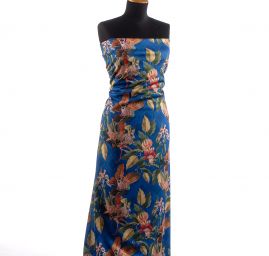 Úplet středně silný Punto tisk opice petrol