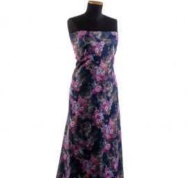 Úplet středně silný Punto tisk andílci tm.modrá