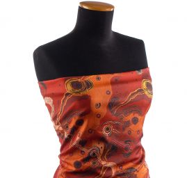 Úplet středně silný Punto tisk abstrakt