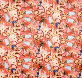 Úplet středně silný Punto tisk malba