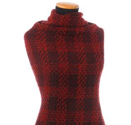 Vlněná kostýmovka imitace ručně tkané látky 