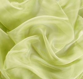 Organza jednobarevná  zelená