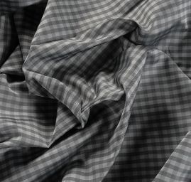 Podšívka žakárová kostky šedá 