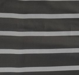 Podšívka žakárová proužky černé/šedé
