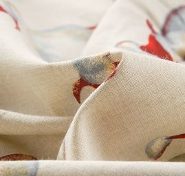 Len středně silný tisk vánoční motiv