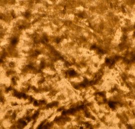 Imitace zvířecí srsti zlatá