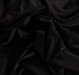 Bavlněný černý samet II. jakost