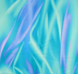 Satén jemný imitace hedvábí abstratkní vzor