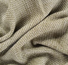 Kostýmová látka zelenobílá s plastickou strukturou