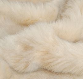 Imitace kožešiny dlouhý vlas vlk smetanová/šedá