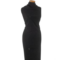 Úplet teplejší s nízkým vlasem černý