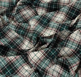 Středně silný úplet tisk geometrický vzor kostky