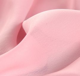 Šifon jednobarevný hladký růžový