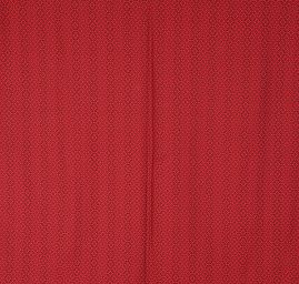 Žakárová látka geometrický motiv červená