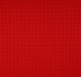 Úplet prořezávaný vzor květů červený