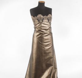 Imitace kůže hadí vzor s krajkovou bordurou