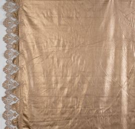 Imitace kůže hadí vzor s krajkovou bordurou