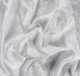 Brokát krojový nepružný bílý