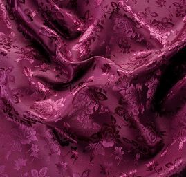 Brokát krojový nepružný tmavě fialovovínová