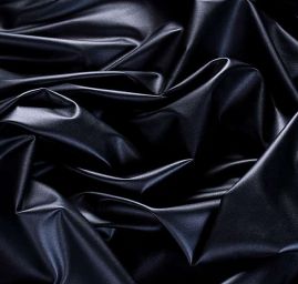 Imitace kůže matná černá jemná