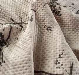 Prošev květinový vzor/vínová II.jakost